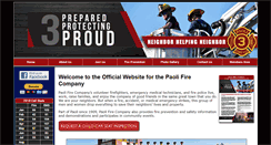 Desktop Screenshot of paolifirecompany.org